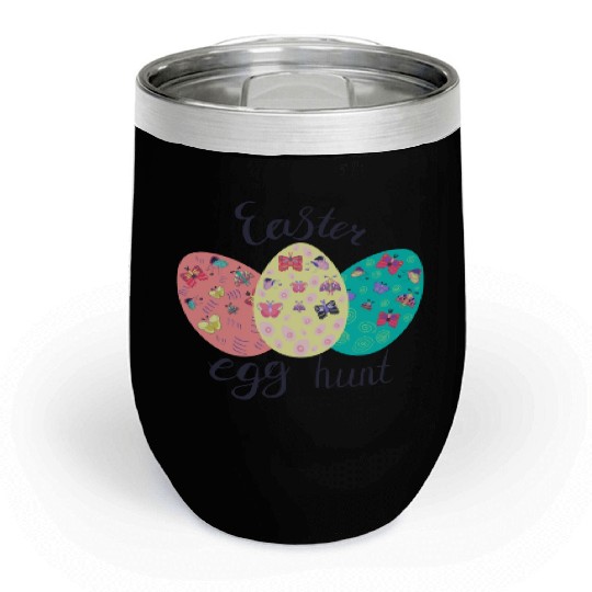 Easter Egg hunt Sublimation Chill Wine Tumblers