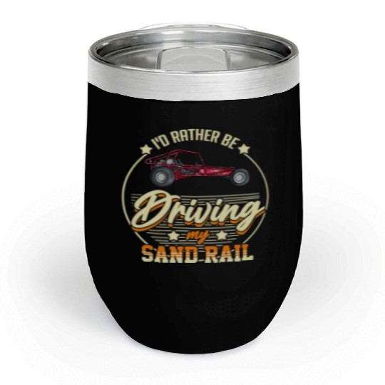 Duune Buuggy Sand Rail Car Racing Beach Desert Rc Dr Chill Wine Tumblers