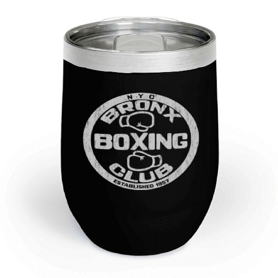 Bronx Boxing Club Squared Circle Distressed Chill Wine Tumblers