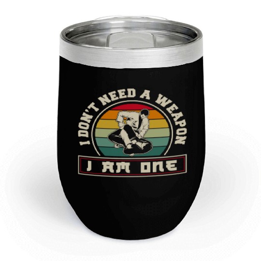 Brazilian Jiu Jitsu MMA Bjj Hugger Chill Wine Tumblers
