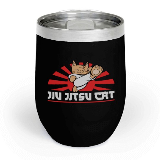 Brazilian Jiu Jitsu MMA Bjj Hugger Chill Wine Tumblers