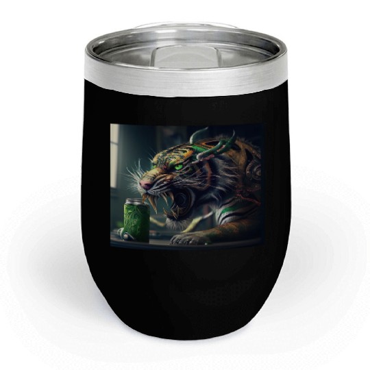 Lion Chill Wine Tumblers