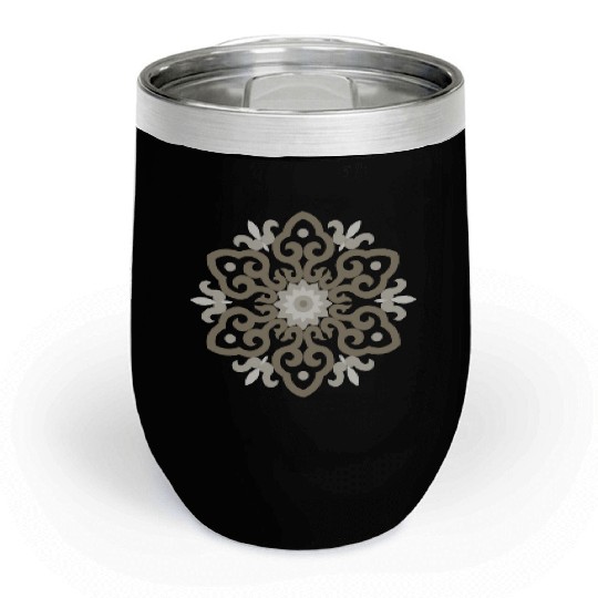 batik Chill Wine Tumblers