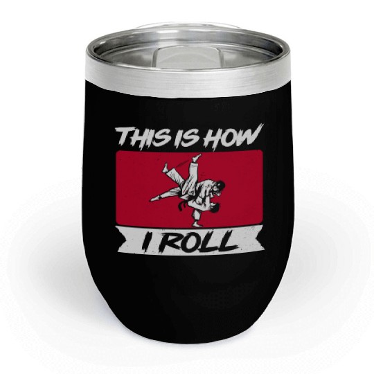 Brazilian Jiu Jitsu MMA Bjj Hugger Chill Wine Tumblers