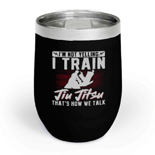 Brazilian Jiu Jitsu MMA Bjj Hugger Chill Wine Tumblers