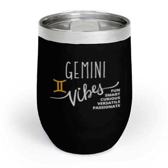 Gemini: Embrace Your Dual Nature with this Fun and Chill Wine Tumblers