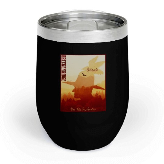Breckenridge Colorado wild west town Chill Wine Tumblers