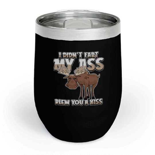 Moose Elk Funny Chill Wine Tumblers