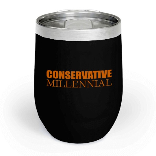 Conservative Millennial Chill Wine Tumblers