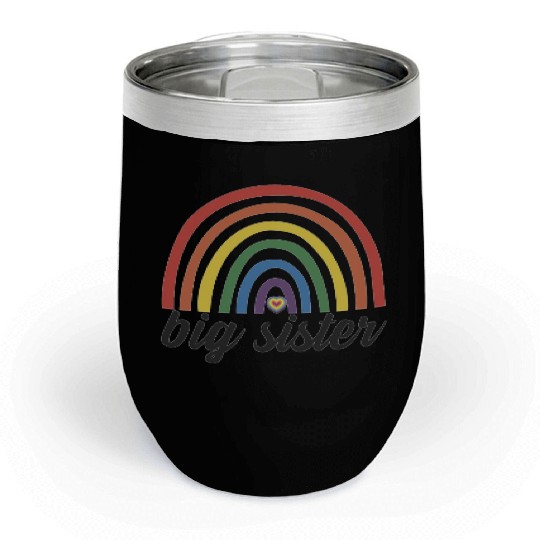 Toddler Big Sister Chill Wine Tumblers