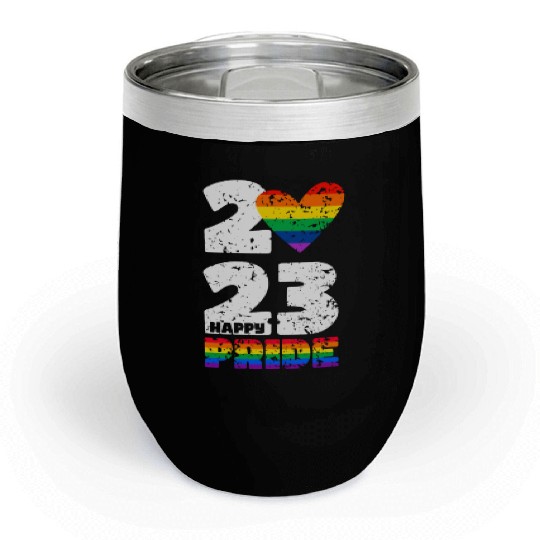 Happy Pride 2023 Chill Wine Tumblers