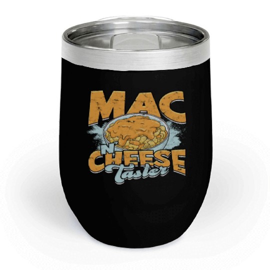 Mac N' Cheese Taster Pasta Food Macaroni Chill Wine Tumblers
