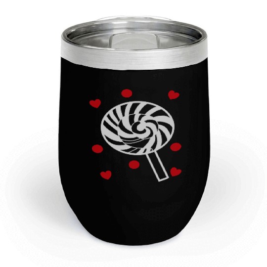 cute candy sweet lollipop lover Chill Wine Tumblers