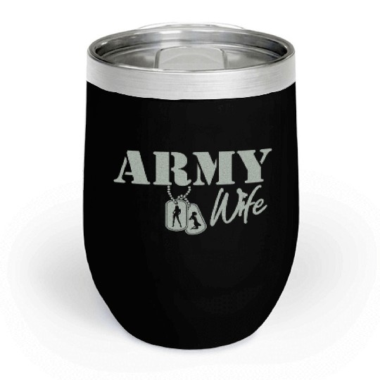 Soldier | Army Wife Chill Wine Tumblers | Army Wife Chill Wine Tumblers