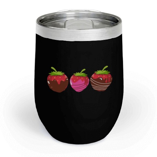 Strawberry Chocolate Chill Wine Tumblers