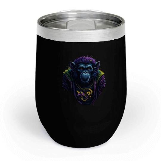 monkey Chill Wine Tumblers