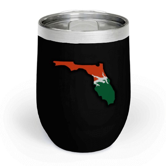 Florida Wrestling Chill Wine Tumblers