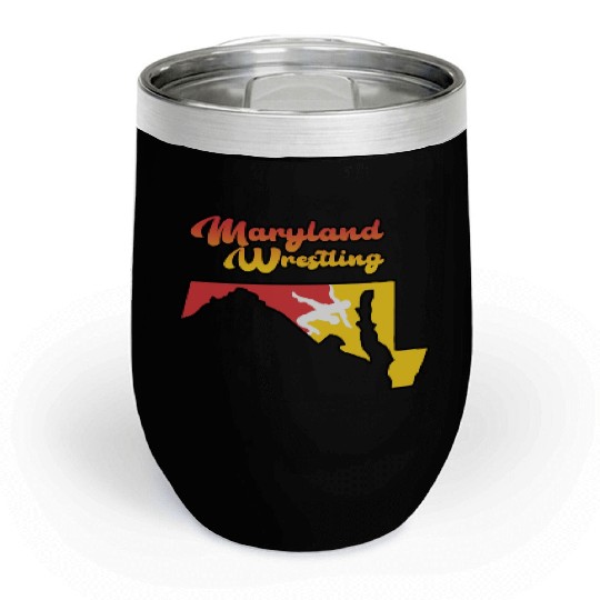 Maryland Wrestling Chill Wine Tumblers