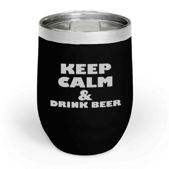 Funny Beer Lover Design Chill Wine Tumblers