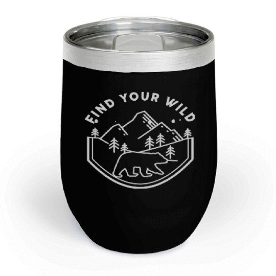 Nature Mountains Adventure Outdoor Chill Wine Tumblers