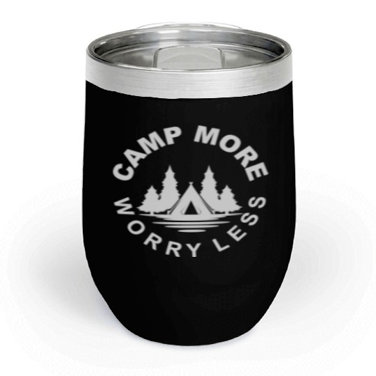 Mountains Nature Adventure Outdoor Camping Chill Wine Tumblers