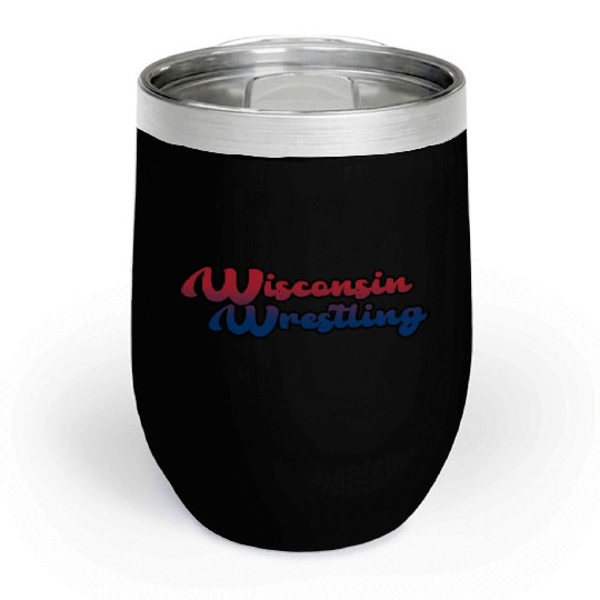Wisconsin Wrestling Chill Wine Tumblers