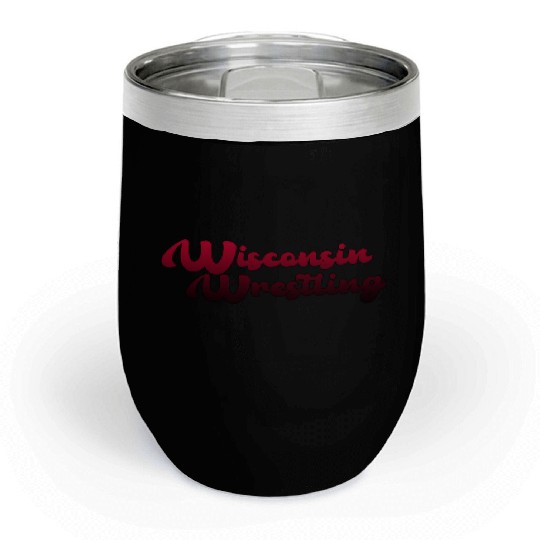 Wisconsin Wrestling Chill Wine Tumblers