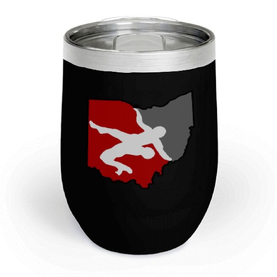 Ohio Wrestling Chill Wine Tumblers