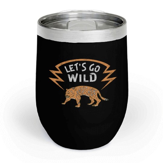 Wildlife Jaguar Wild Animal Lover Chill Wine Tumblers