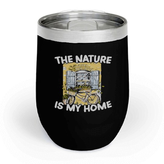Cottagecore Mushroom Aesthetic Nature Conservation Chill Wine Tumblers