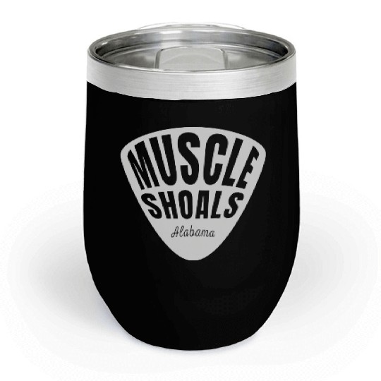 Muscle Shoals Albm Guitar Pick Music Recording Chill Wine Tumblers