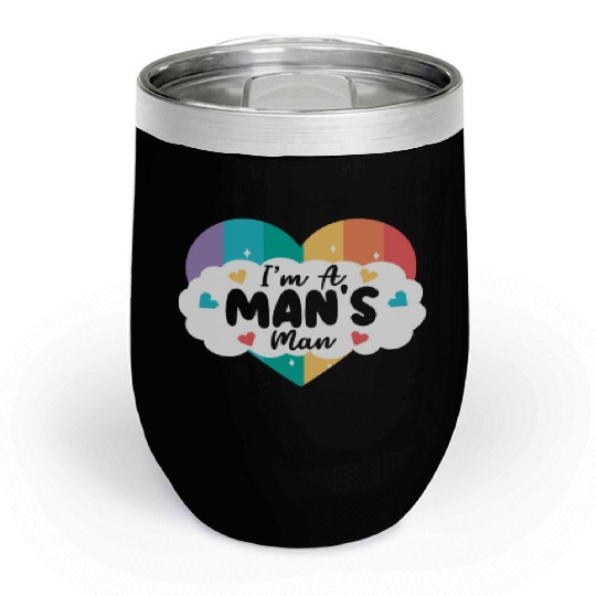 Gay Rights Rainbow Pride Month LGBTQ Gay Pride Chill Wine Tumblers