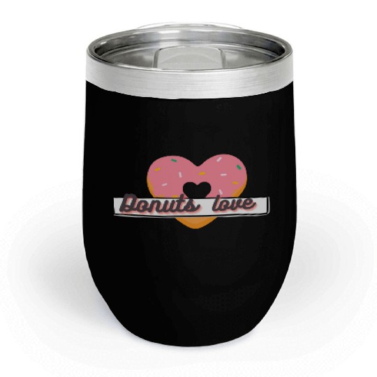 Donuts Lover Chill Wine Tumblers
