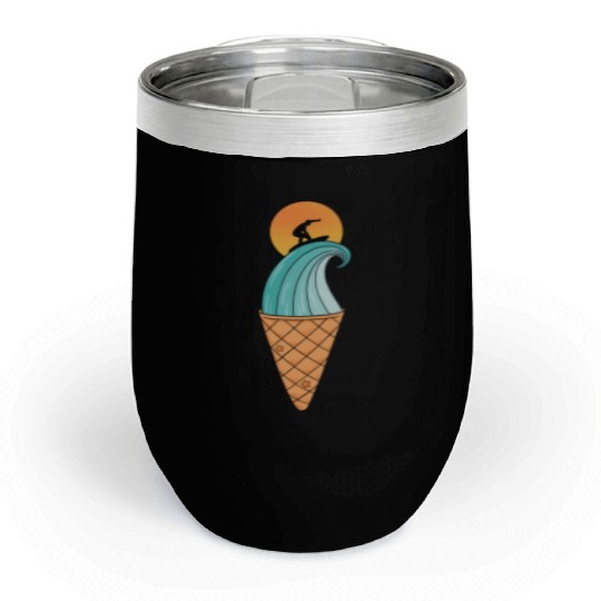 Nature Wave Ice Cream Chill Wine Tumblers