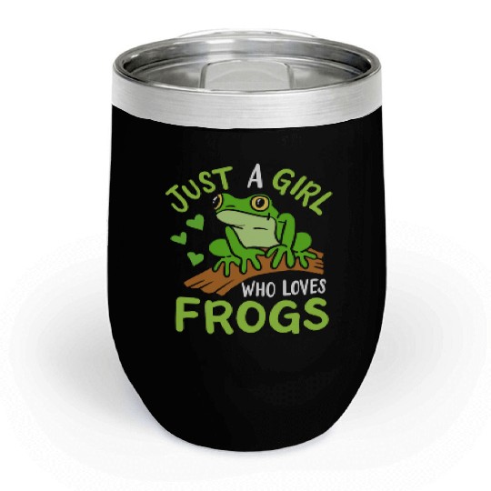 Frog Toad Frog Lover Chill Wine Tumblers