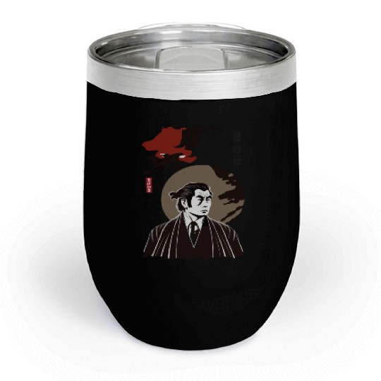Japan Retro Yakuza Character Chill Wine Tumblers