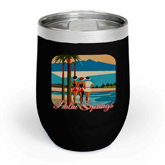 Palm Springs Swim Club Chill Wine Tumblers