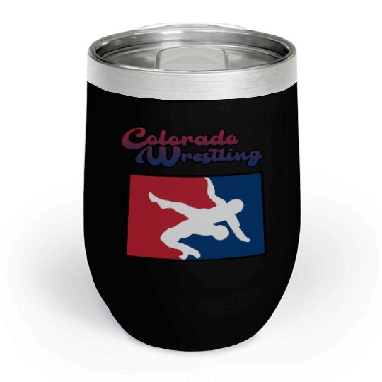 Colorado Wrestling Chill Wine Tumblers