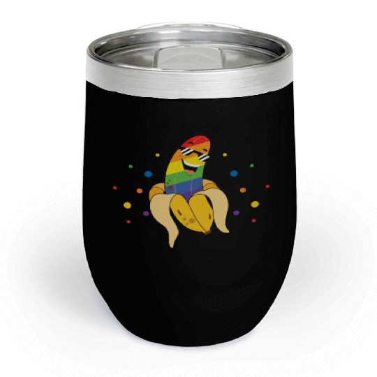 Gay Rights Rainbow Pride Month LGBTQ Gay Pride Chill Wine Tumblers