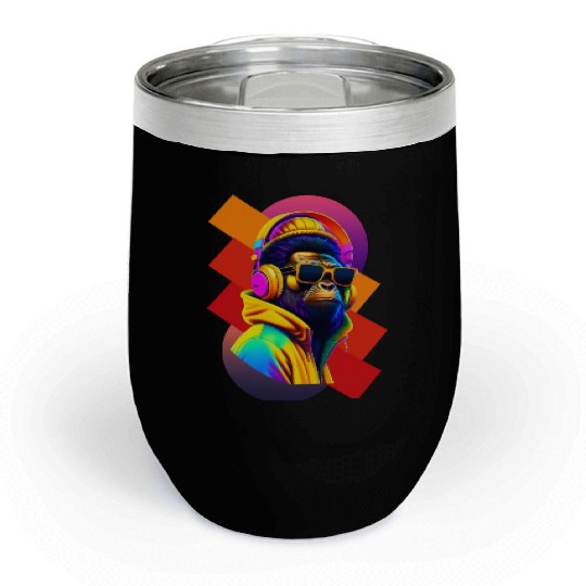 Step into the Future with Ape-Inspired Cool Outfit Chill Wine Tumblers