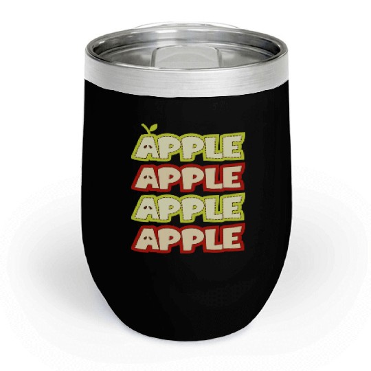 Apple Repeat Apple Picking Farmer Chill Wine Tumblers