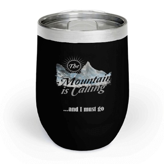 Hiking Mountain is Calling Hike Vintage Chill Wine Tumblers