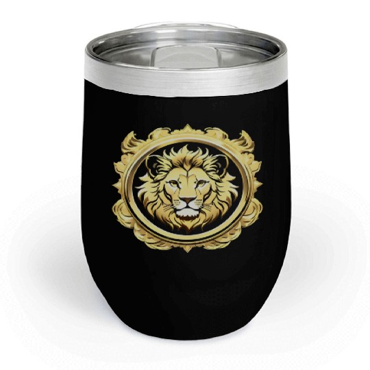 Golden Lion Chill Wine Tumblers