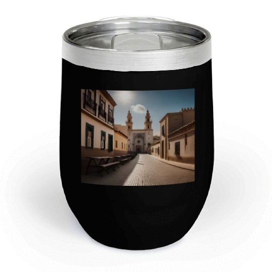 Fantasy pictures ,town Morocco ,city casablanca Chill Wine Tumblers