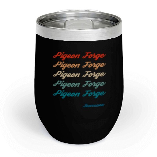 Pigeon Forge Tennessee Great Smoky Chill Wine Tumblers