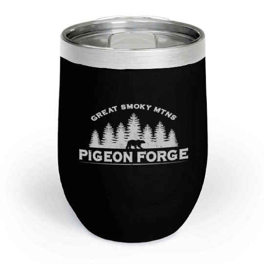 Pigeon Forge Tennessee Great Smoky Mountains Chill Wine Tumblers