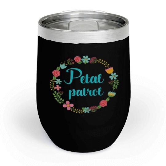 Petal Patrol Flower Girl Kids Toddler Youth Chill Wine Tumblers