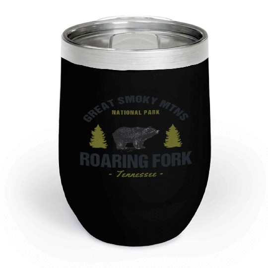 Roaring Fork Great Smoky Mountains Chill Wine Tumblers