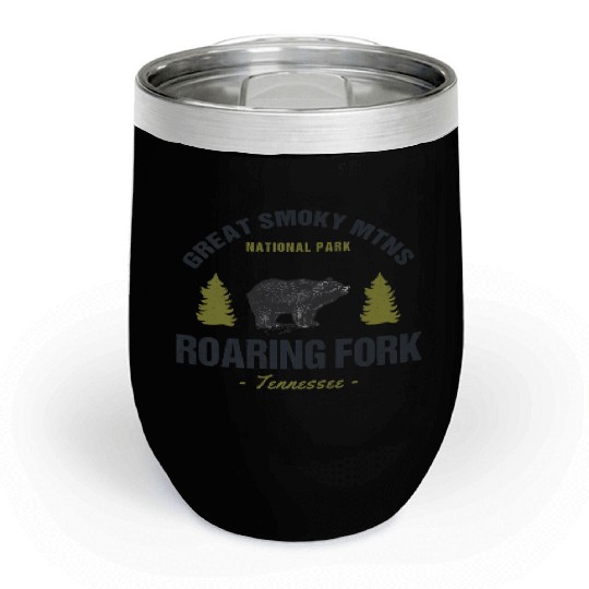 Roaring Fork Great Smoky Mountains Chill Wine Tumblers