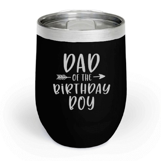 Dad Of The Daddy And Son Bday Party Father Chill Wine Tumblers